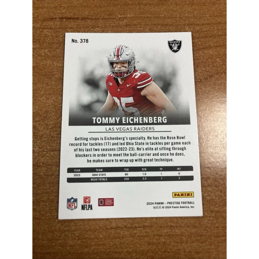2024 Panini Prestige - Rookies Tommy Eichenberg #378 Xtra Points Sunburst (RC)‎